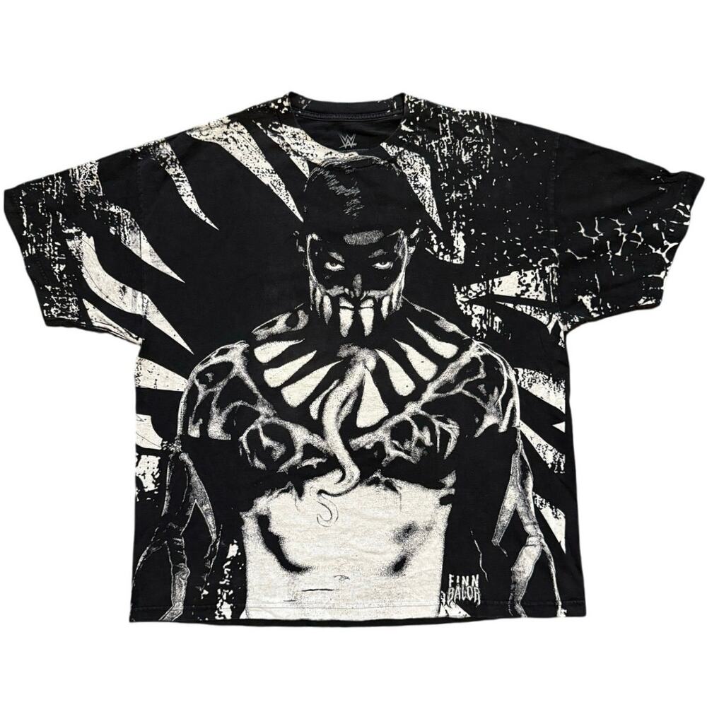 WWE Finn Balor The Demon All Over Print Graphic T-Shirt Men's XXL 2016 AOP